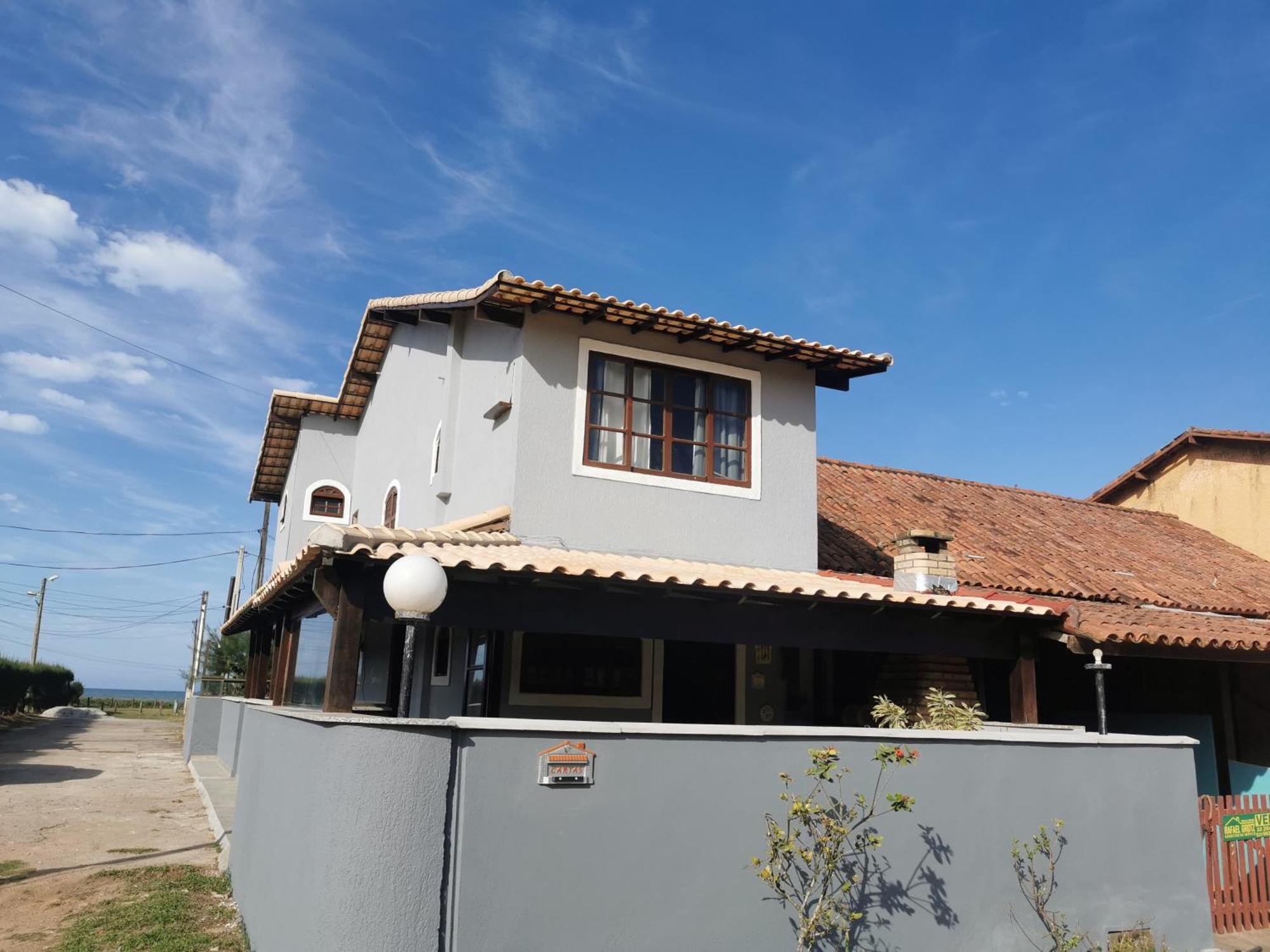 Casa Azul Na Praia Do Verao Vermelho Cabo Frio Exterior foto